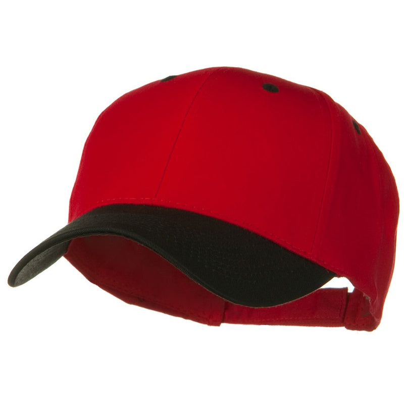Two Tone Cotton Twill Low Profile Strap Cap