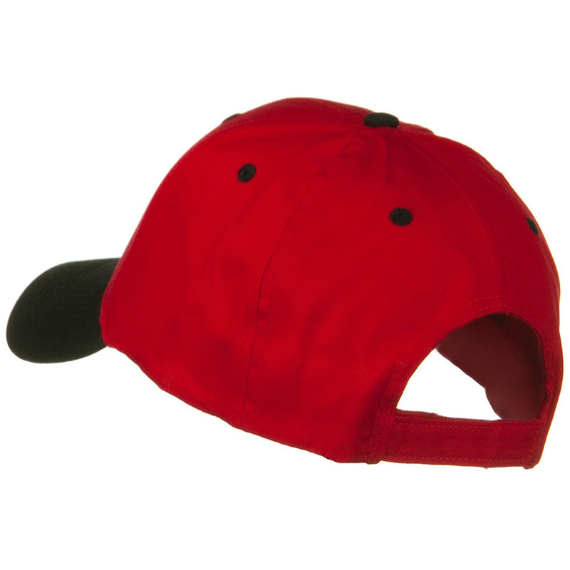Two Tone Cotton Twill Low Profile Strap Cap