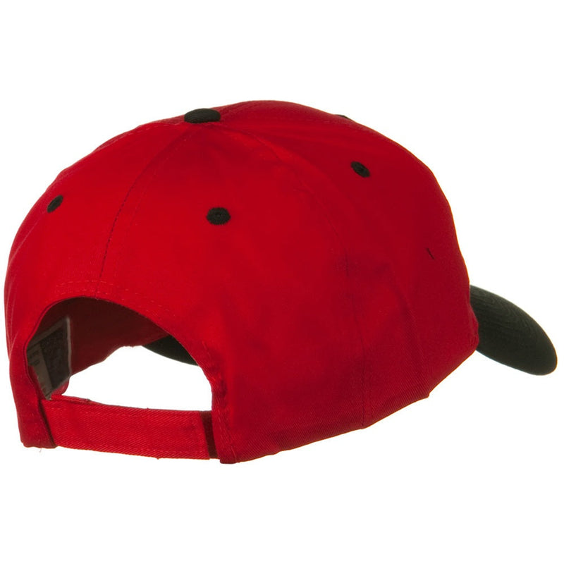 Two Tone Cotton Twill Low Profile Strap Cap