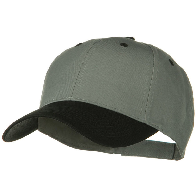 Two Tone Cotton Twill Low Profile Strap Cap