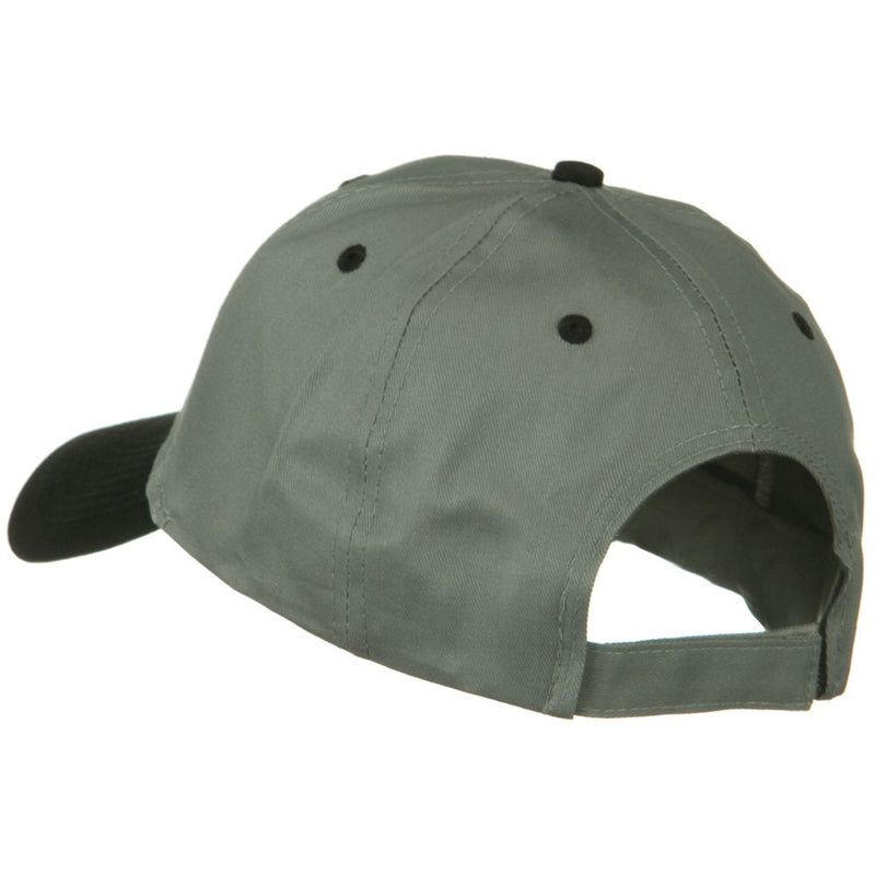 Two Tone Cotton Twill Low Profile Strap Cap