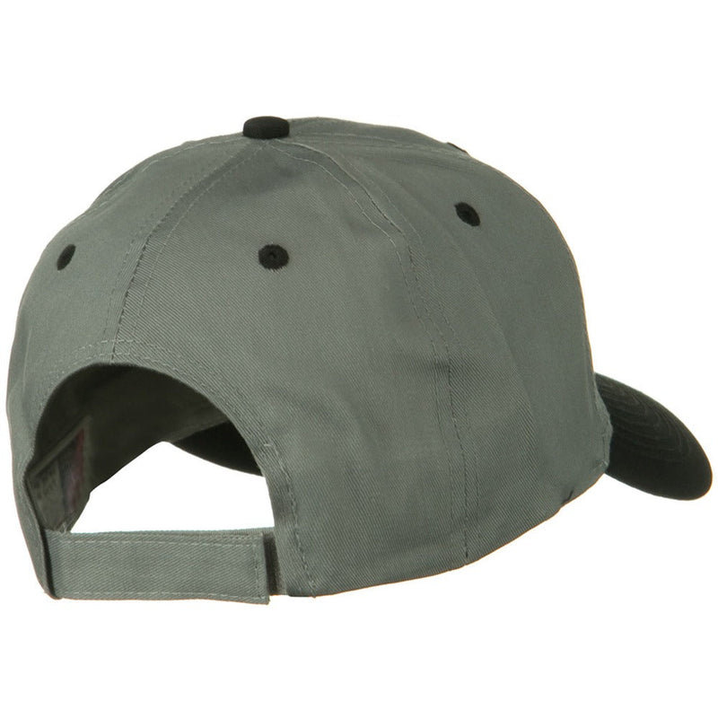 Two Tone Cotton Twill Low Profile Strap Cap