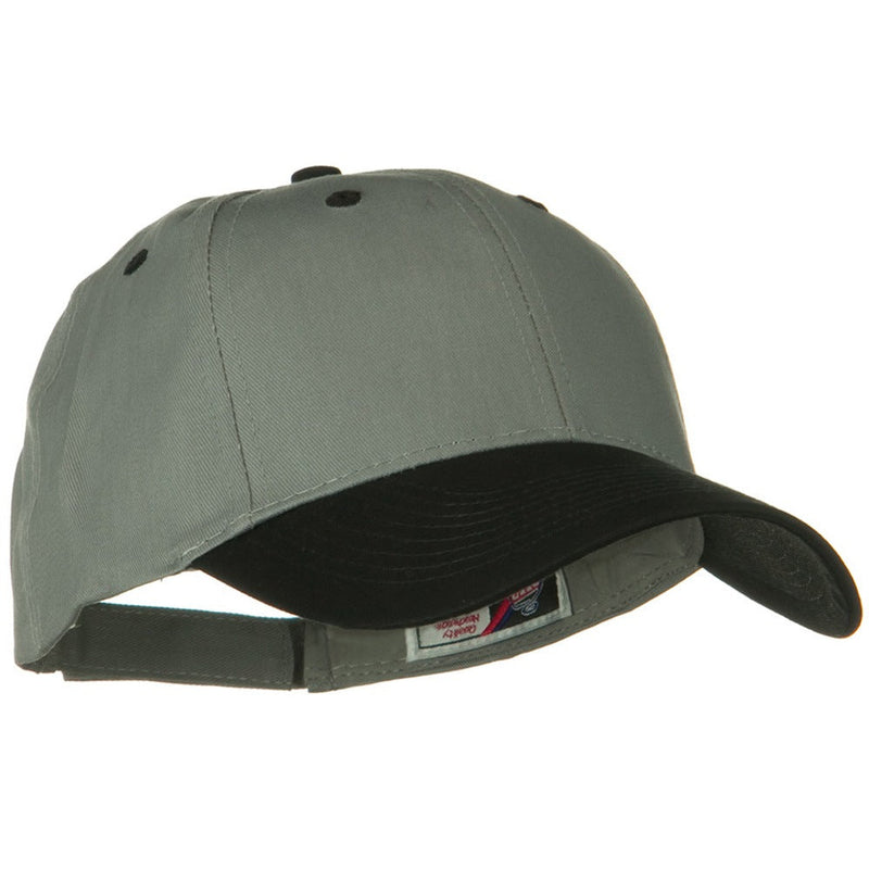 Two Tone Cotton Twill Low Profile Strap Cap