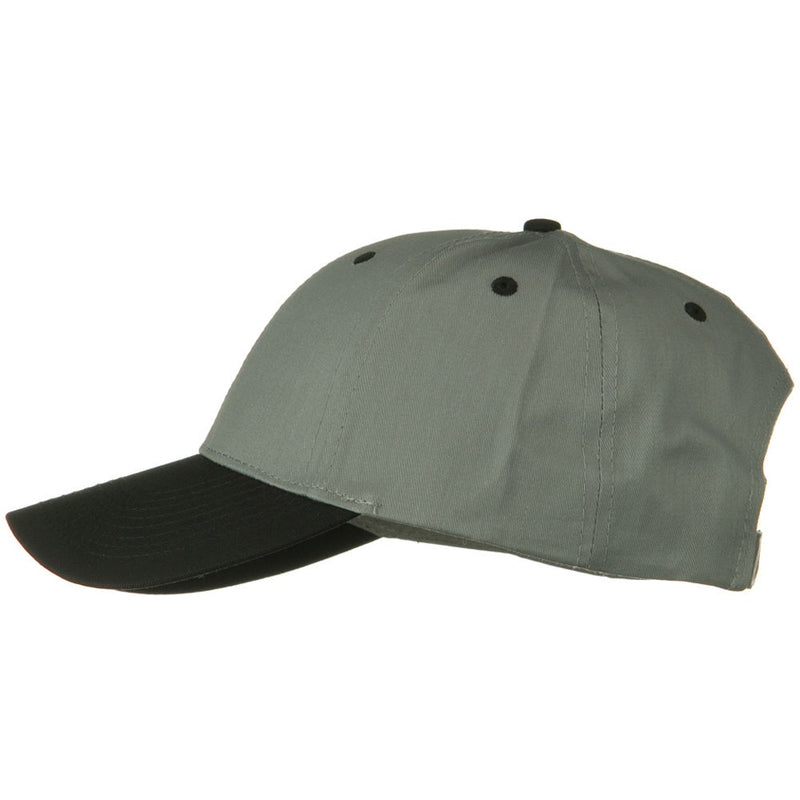 Two Tone Cotton Twill Low Profile Strap Cap