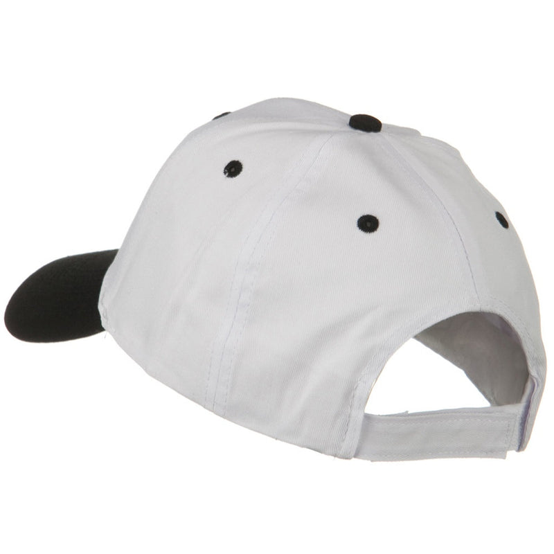 Two Tone Cotton Twill Low Profile Strap Cap