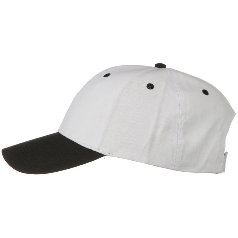 Two Tone Cotton Twill Low Profile Strap Cap