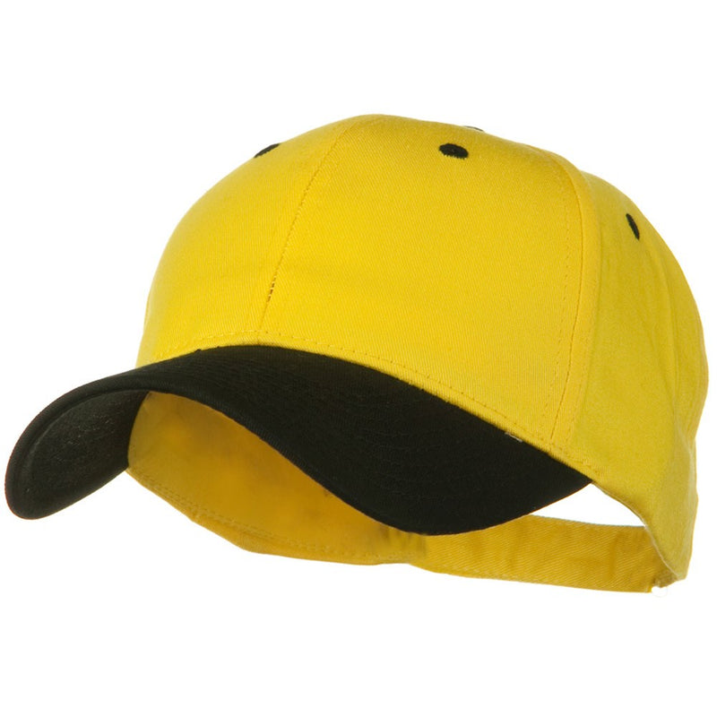 Two Tone Cotton Twill Low Profile Strap Cap