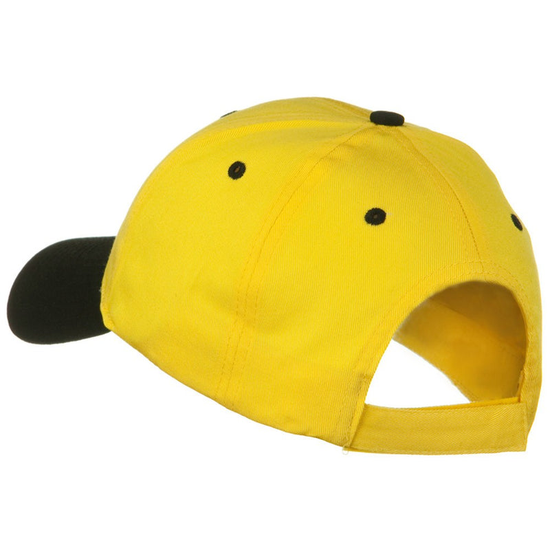 Two Tone Cotton Twill Low Profile Strap Cap