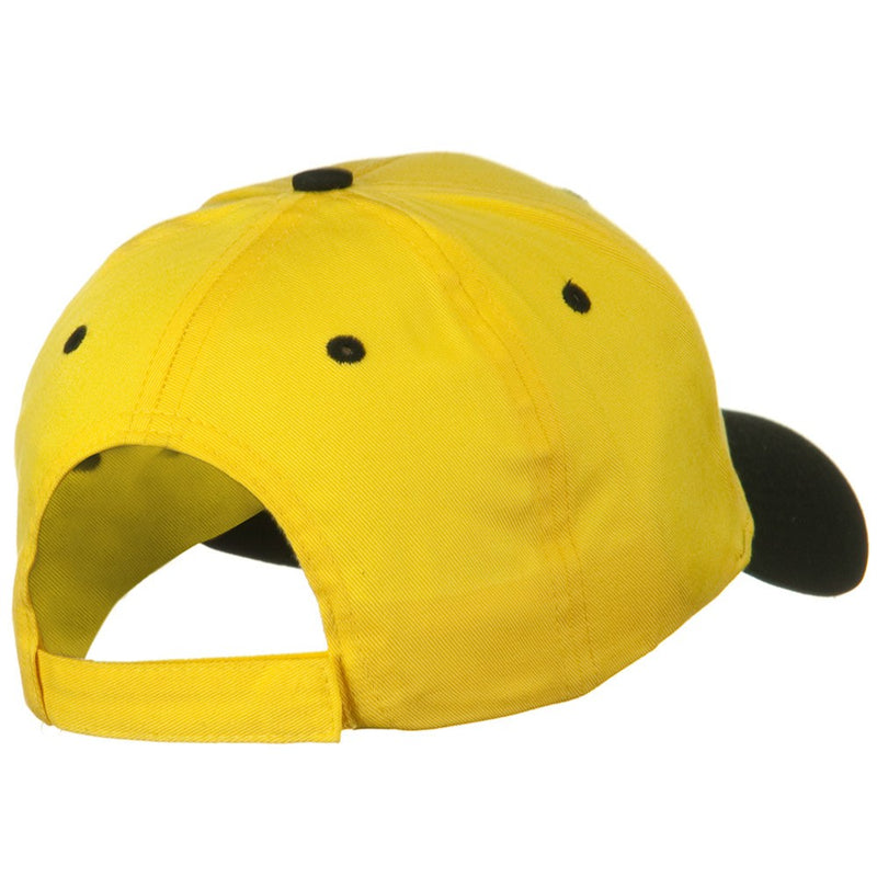 Two Tone Cotton Twill Low Profile Strap Cap