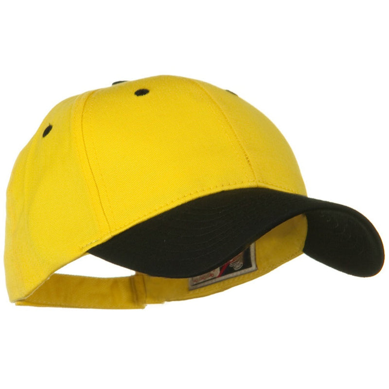 Two Tone Cotton Twill Low Profile Strap Cap