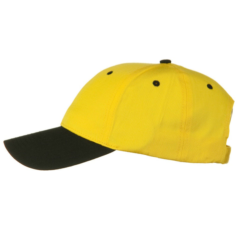 Two Tone Cotton Twill Low Profile Strap Cap