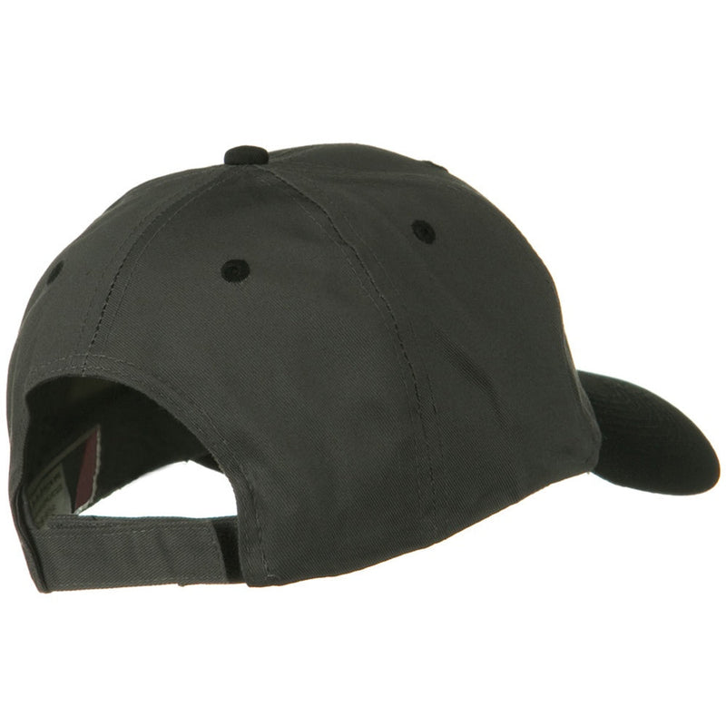 Two Tone Cotton Twill Low Profile Strap Cap