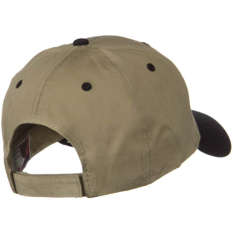 Two Tone Cotton Twill Low Profile Strap Cap