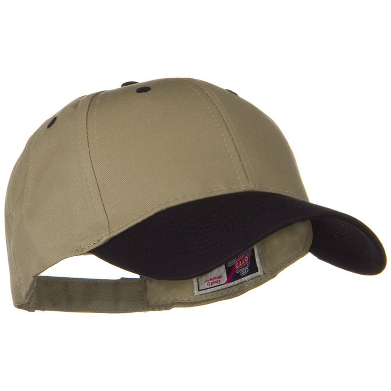 Two Tone Cotton Twill Low Profile Strap Cap
