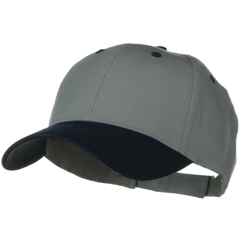 Two Tone Cotton Twill Low Profile Strap Cap