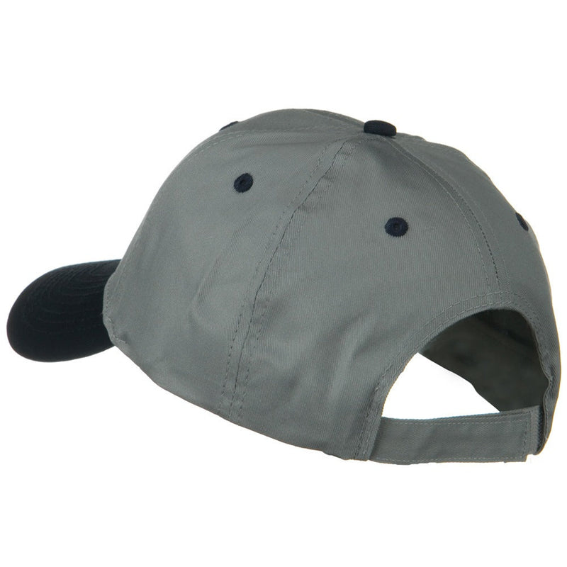 Two Tone Cotton Twill Low Profile Strap Cap