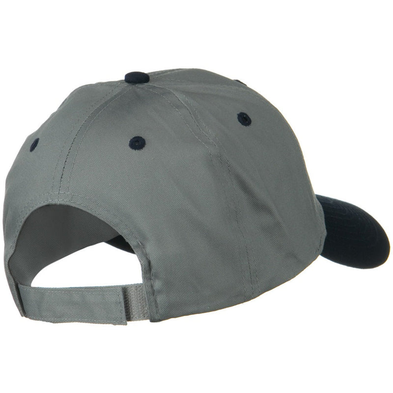 Two Tone Cotton Twill Low Profile Strap Cap