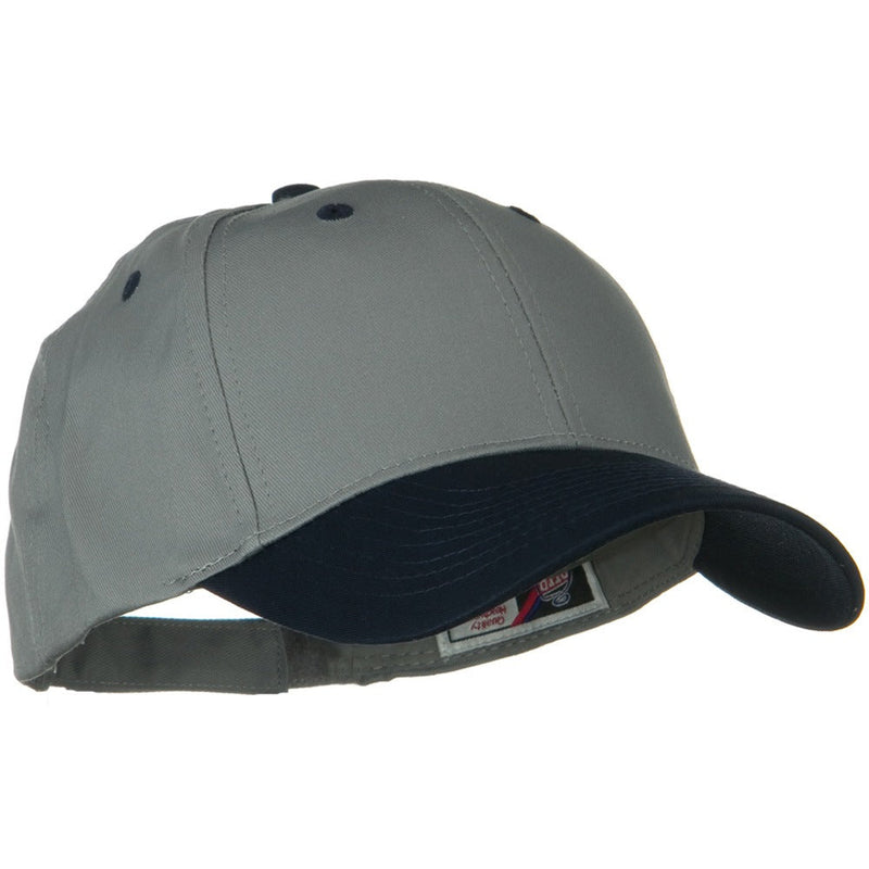 Two Tone Cotton Twill Low Profile Strap Cap