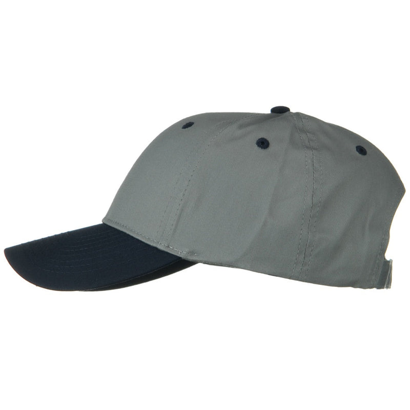 Two Tone Cotton Twill Low Profile Strap Cap