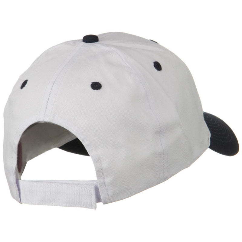 Two Tone Cotton Twill Low Profile Strap Cap