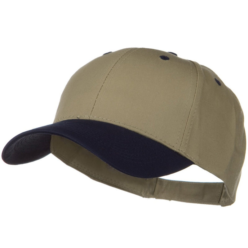Two Tone Cotton Twill Low Profile Strap Cap