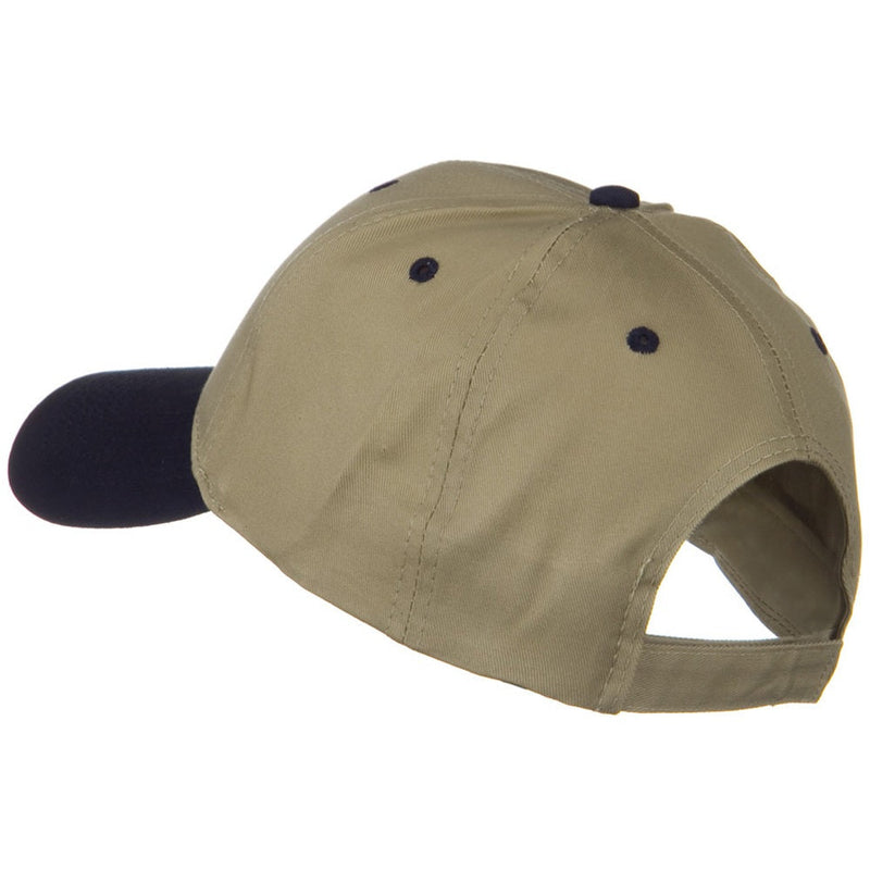 Two Tone Cotton Twill Low Profile Strap Cap