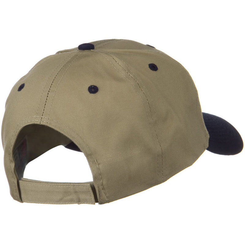 Two Tone Cotton Twill Low Profile Strap Cap