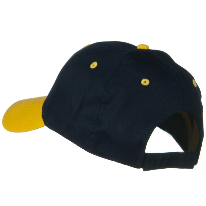 Two Tone Cotton Twill Low Profile Strap Cap