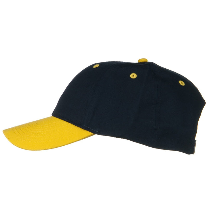 Two Tone Cotton Twill Low Profile Strap Cap