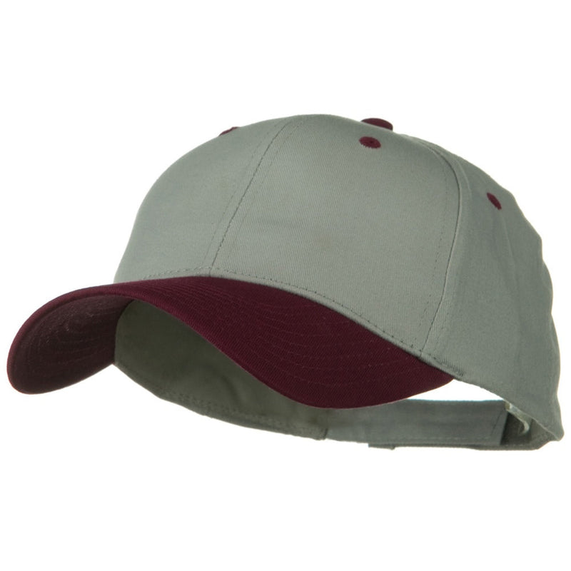 Two Tone Cotton Twill Low Profile Strap Cap