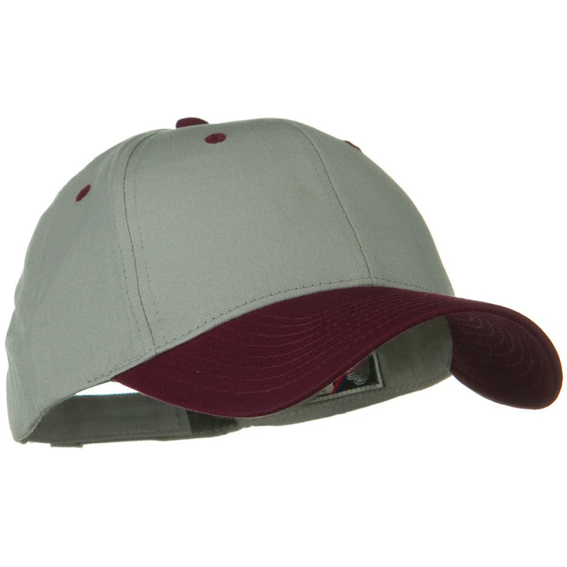 Two Tone Cotton Twill Low Profile Strap Cap