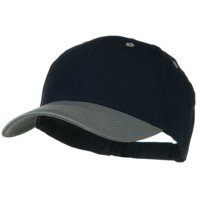 Two Tone Cotton Twill Low Profile Strap Cap
