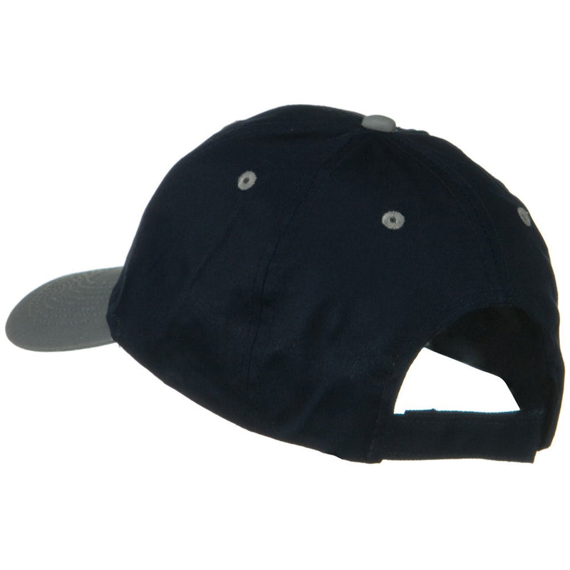Two Tone Cotton Twill Low Profile Strap Cap