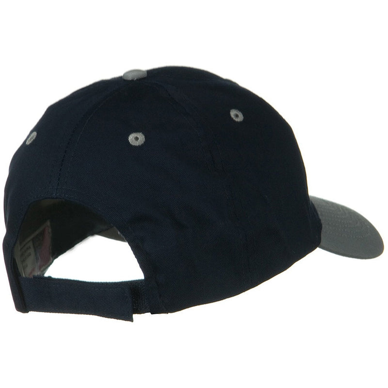 Two Tone Cotton Twill Low Profile Strap Cap