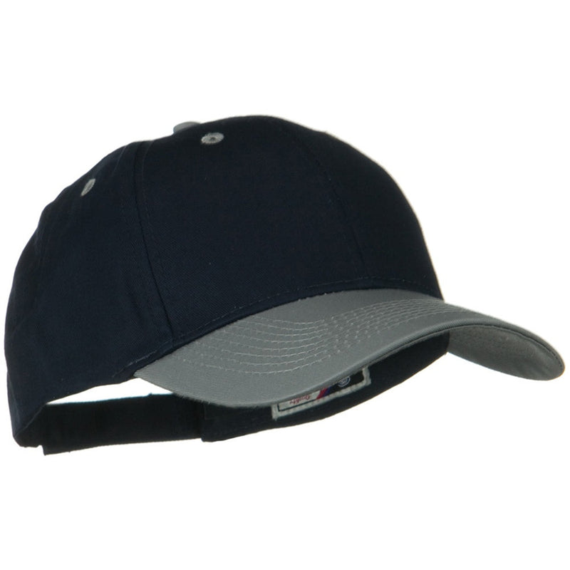 Two Tone Cotton Twill Low Profile Strap Cap