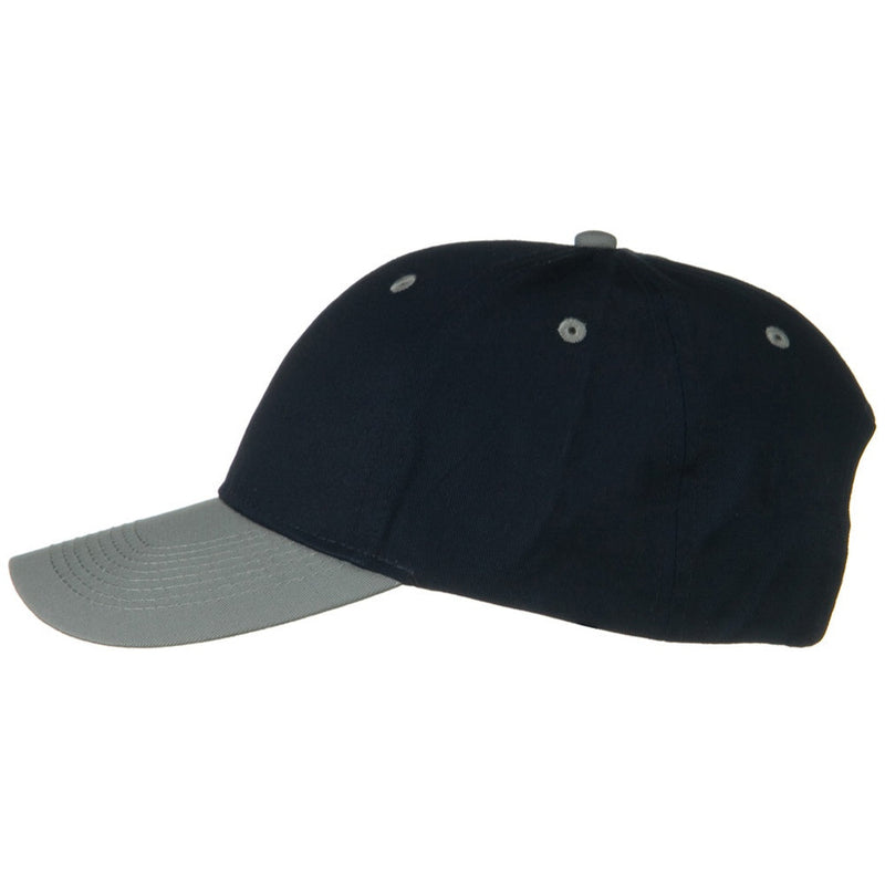 Two Tone Cotton Twill Low Profile Strap Cap