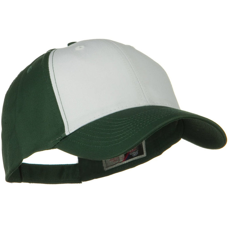 Two Tone Cotton Twill Low Profile Strap Cap