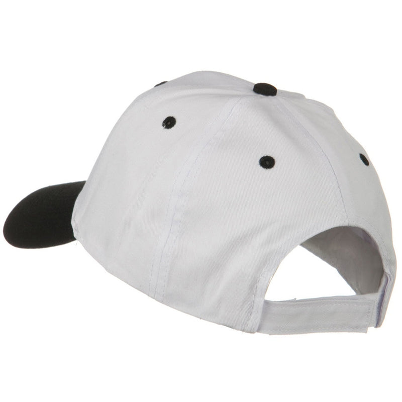 Two Tone Cotton Twill Low Profile Strap Cap