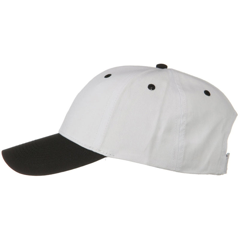 Two Tone Cotton Twill Low Profile Strap Cap