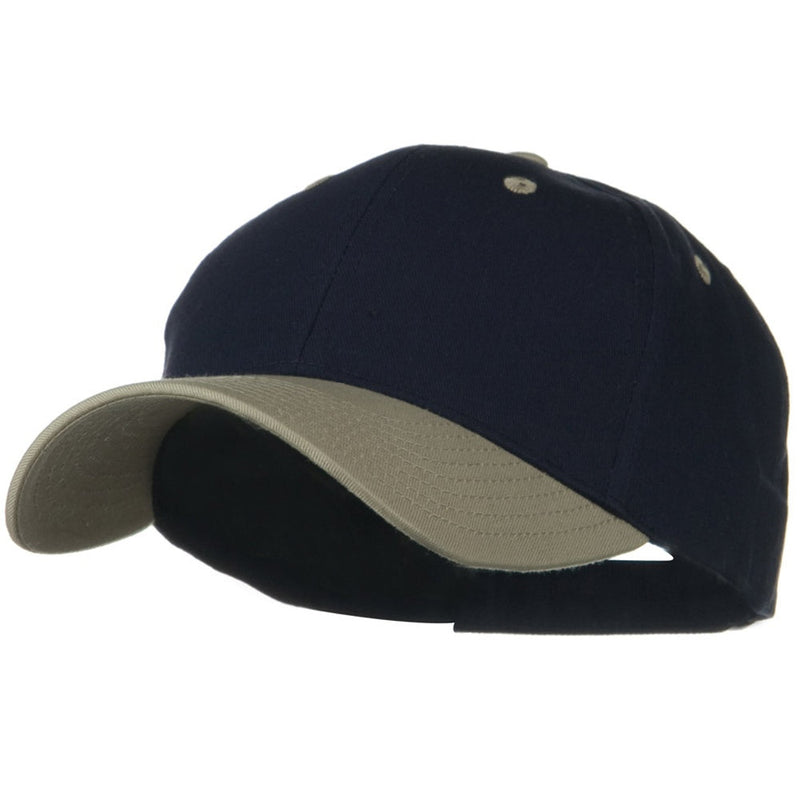 Two Tone Cotton Twill Low Profile Strap Cap