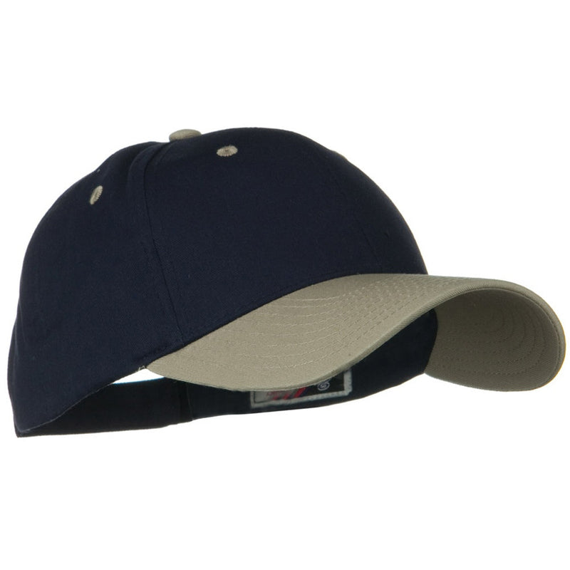 Two Tone Cotton Twill Low Profile Strap Cap