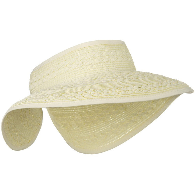 UPF 50+ Roll Up Toyo Wide Brim Visor