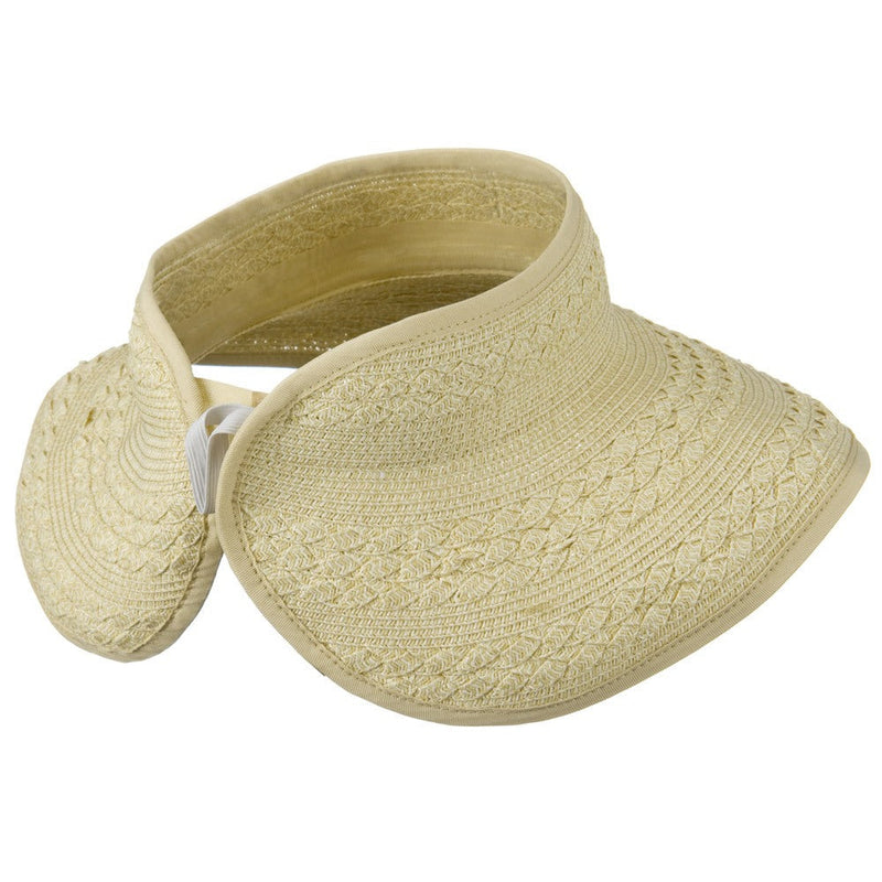 UPF 50+ Roll Up Toyo Wide Brim Visor