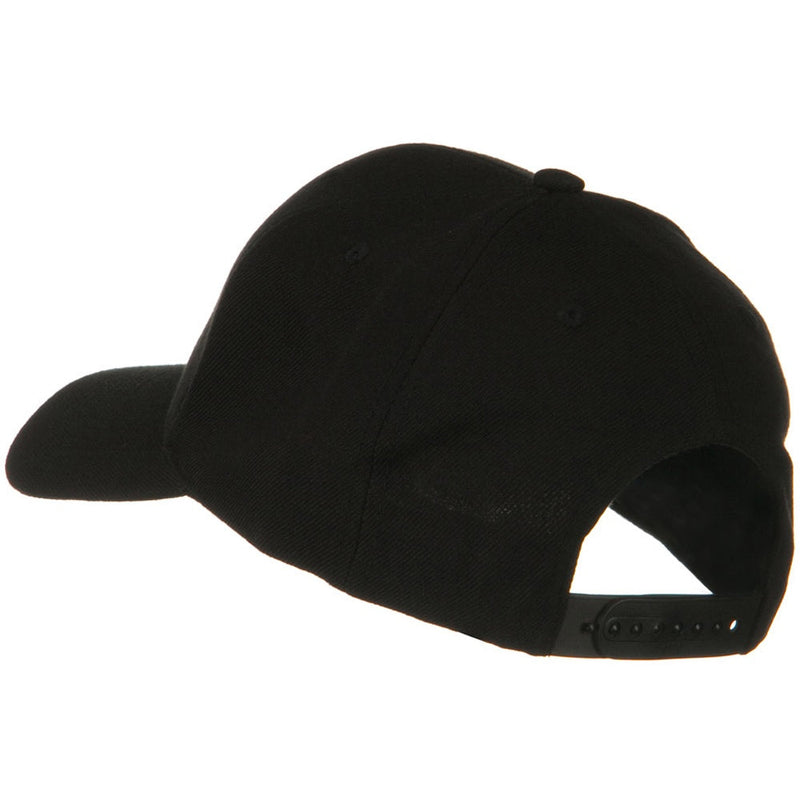 Solid Wool Blend Prostyle Snapback Cap