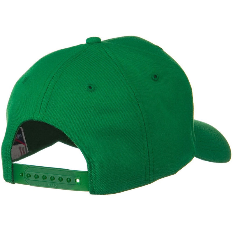 Solid Wool Blend Prostyle Snapback Cap