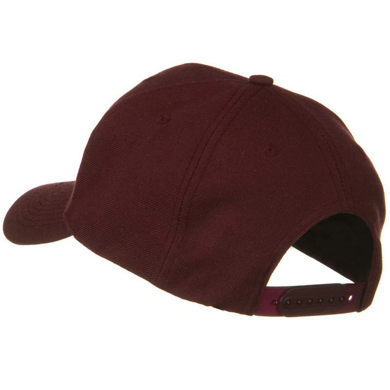 Solid Wool Blend Prostyle Snapback Cap