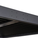 Byron Black Outdoor Pergola Aluminum with Adjustable Louvered Roof by HouseOfZazla