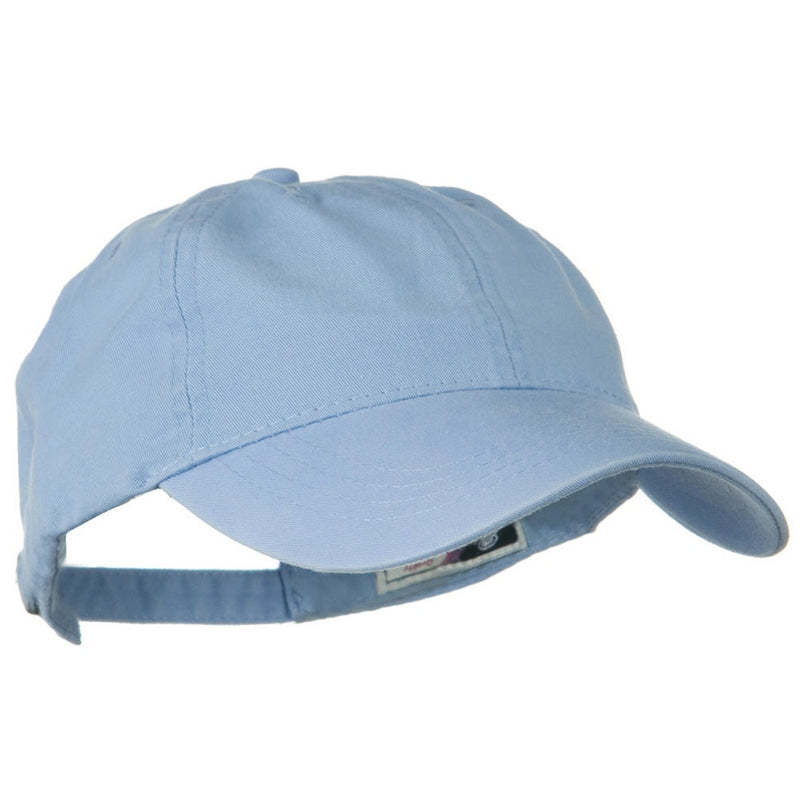Washed Solid Pigment Dyed Cotton Twill Brass Buckle Cap