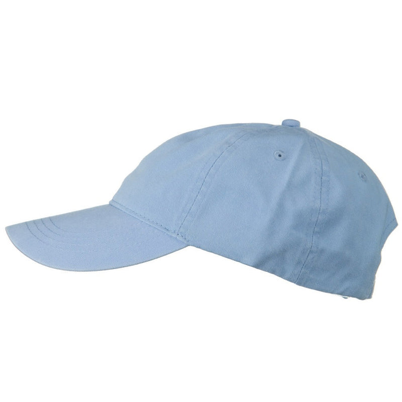 Washed Solid Pigment Dyed Cotton Twill Brass Buckle Cap