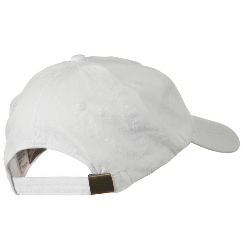 Washed Solid Pigment Dyed Cotton Twill Brass Buckle Cap